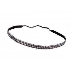 Trishabands Headband Pied de Poule 10mm