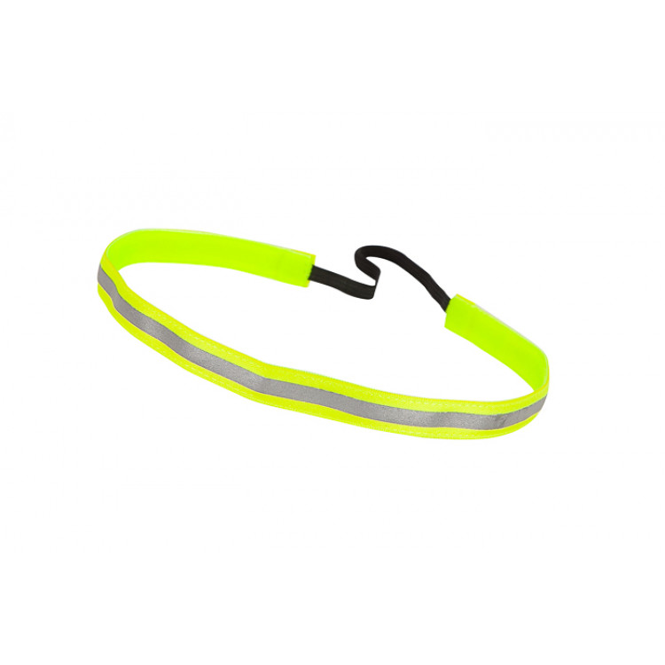 Trishabands Haarbandje Reflective Yellow 12mm