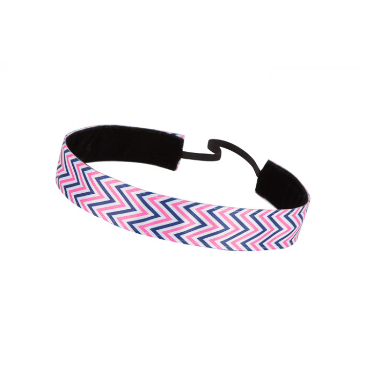 Trishabands Haarbandje Chevy Black White Pink 25mm