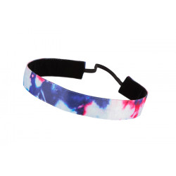 Trishabands Haarbandje Tye Dye Blue and Pink 25mm