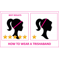 Trishabands Headband Blue 3 10mm